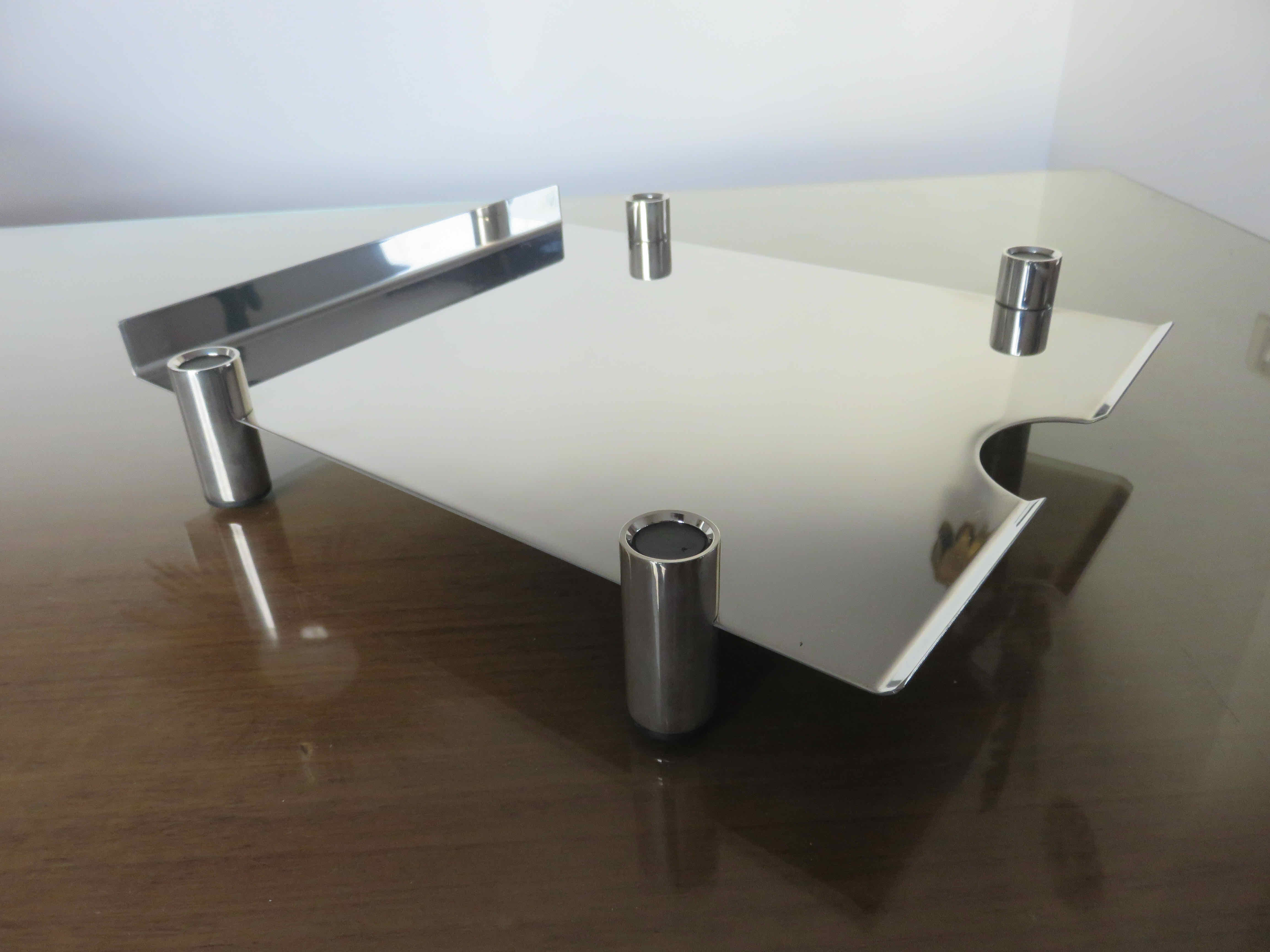 Sorter, mail rack "lerche" germany in stainless steel 80s