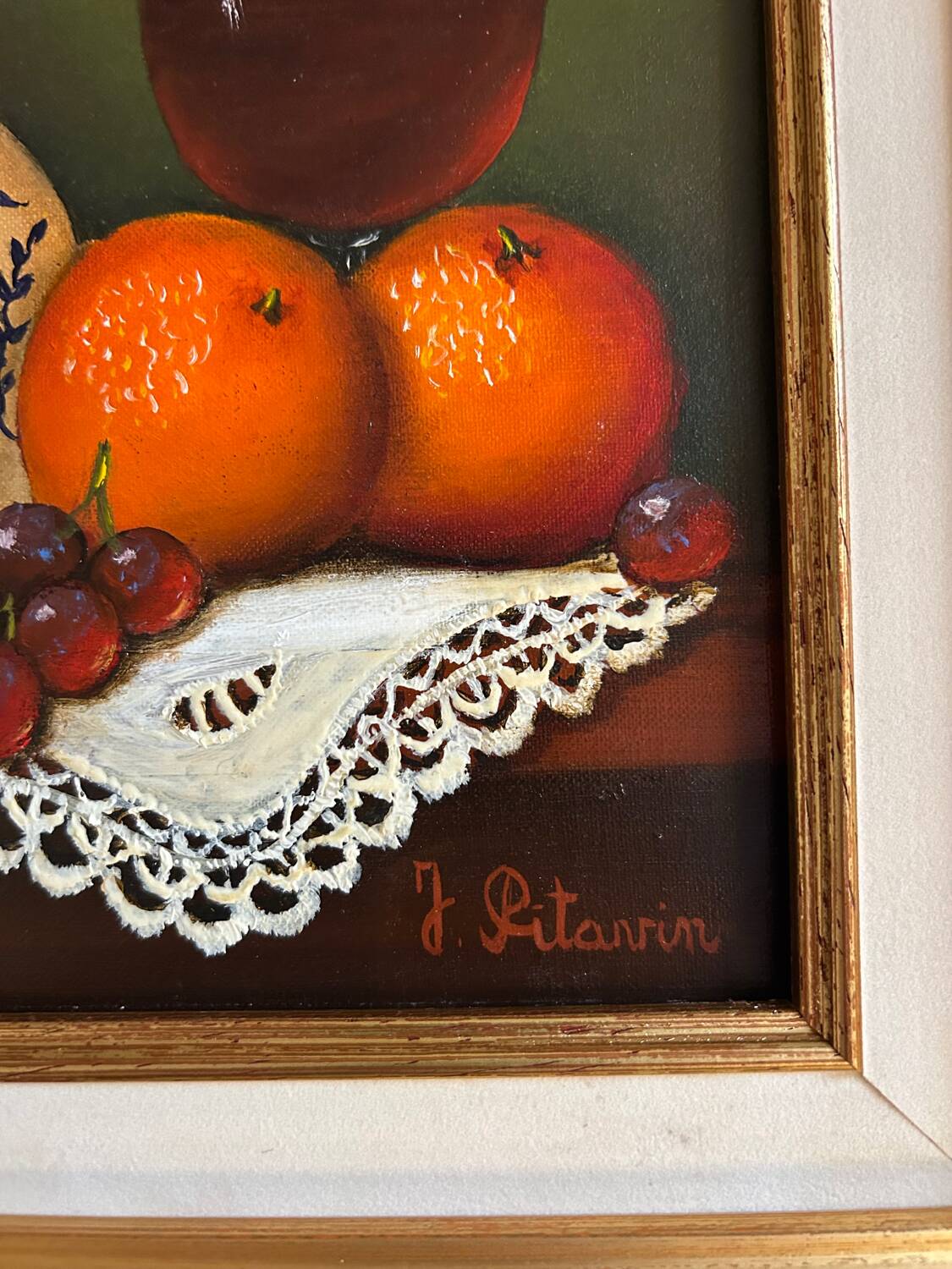 Pair of still lifes in oil