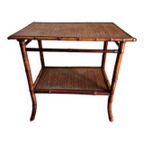 Bamboo and wicker table