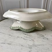 Saucière terre de fer st amand green early twentieth century