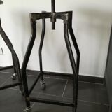 Pair of high bar stools industrial style
