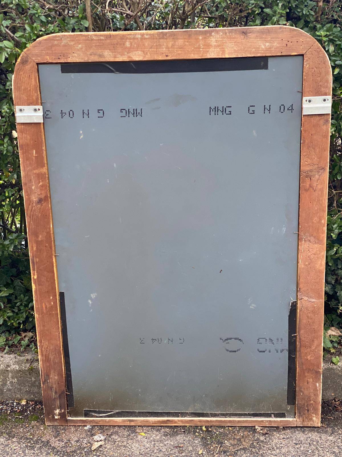 Louis Philippe mirror in solid wood and gilded stucco 19th century 125x80cm