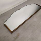Brass art deco mirror