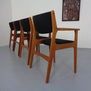 Mid-Century Danish Armchairs in Teak, 1960s, Set of 4