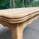 Renovated Louis XV extendable dining table in solid oak 120-200cm