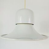 White metal pendant lamp by Joe Colombo, Italy, 1950s