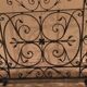 fireproof fireplace wrought iron