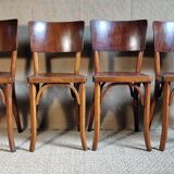4 Baumann bistro chairs from the 1930s