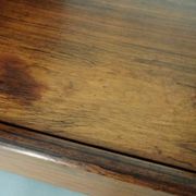 Danish Rosewood & Glass Side Table, 1960s