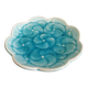 Vide poche fleur turquoise estampillé LBMDJ