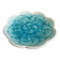 Vide poche fleur turquoise estampillé LBMDJ