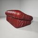 "Bordeaux 'Piumino' canapé by De Pas, D'Urbino and Lomazzi for Dall'Oca, 1970"