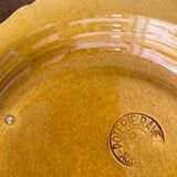 Set of 6 honey-colored dessert plates in glazed clay Pottery Ravel