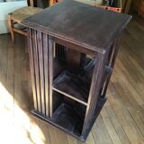 Mahogany revolving bookcase