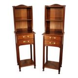 Pair of Art Nouveau bedside tables