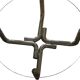 Tubular steel and glass coffee table, 1960s