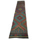 Tapis vintage turkish kilim runner 335 x 63 cm