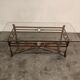 Mid century faux leather coffee table, 1960s