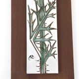 Vintage 1960s thistle wall decor