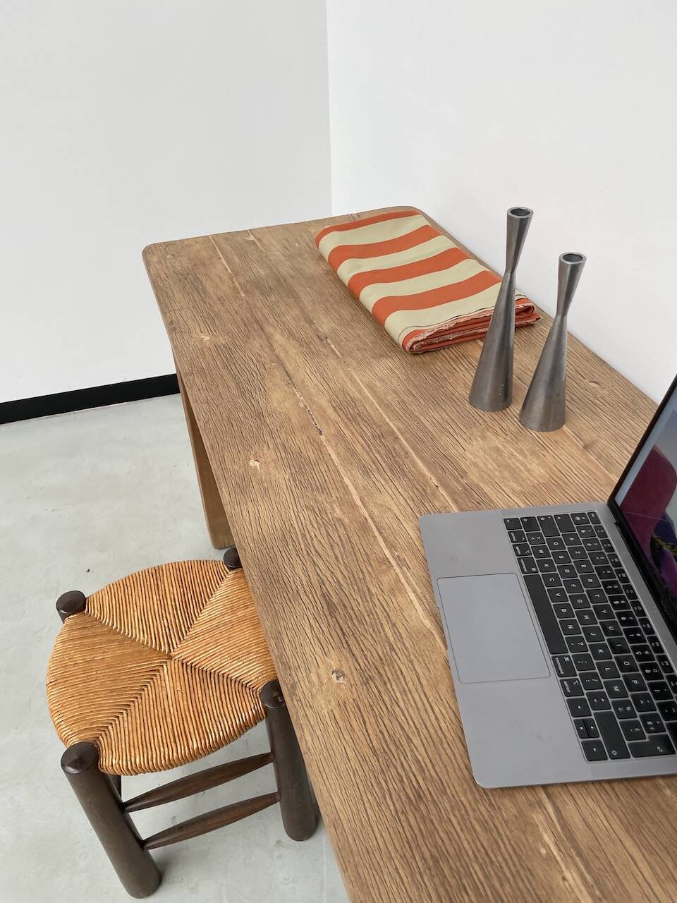 Oak console farm table 3m