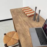 Oak console farm table 3m