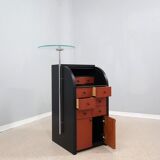 Vintage roller shutter cabinet Giorgetti 1980s