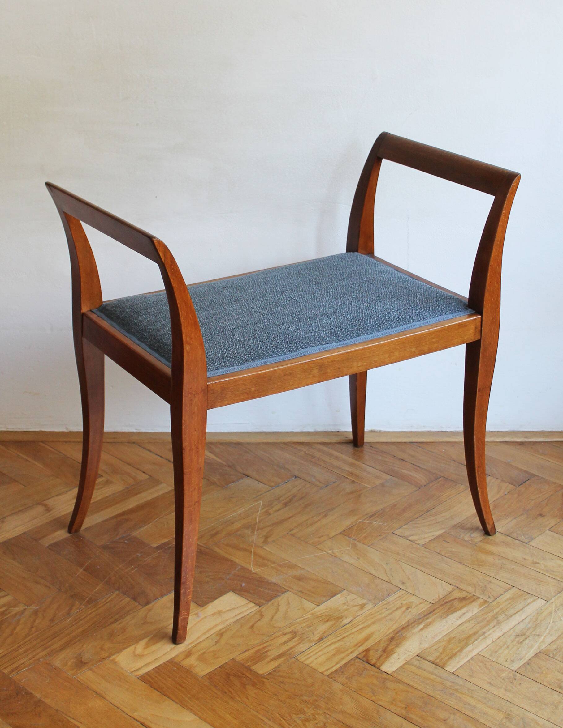 Elegant Art Deco Piano Seat/Tabouret, Europe, 1920s