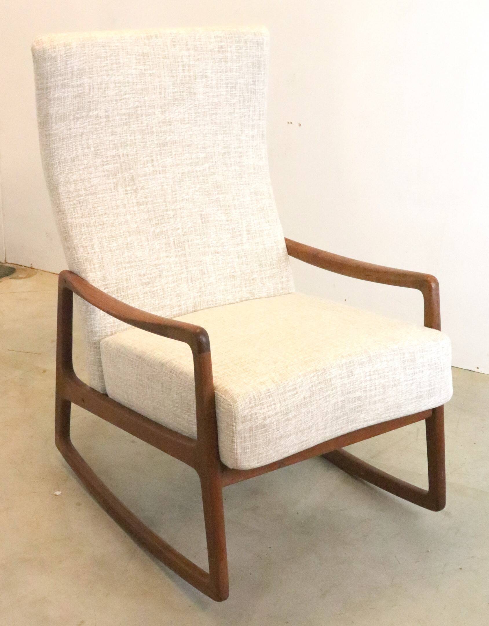 Ole Wanscher pour France & Son rocking chair 'Ulfborg' vintage