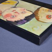 PETROVITCH (20th century) "The two children" Oil on canvas