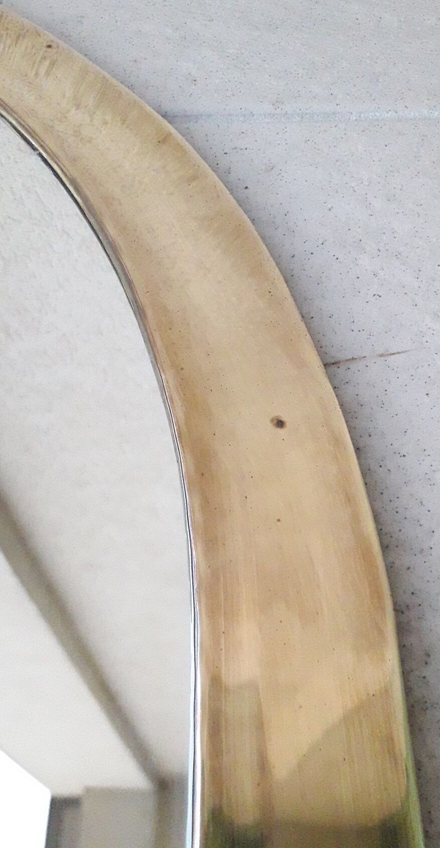 Brass mirror 52 x 31 cm