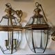 2 lantern-shaped light fixtures - pendant - chandelier