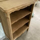 Beautiful oak sideboard, fully sanded, Louis XV style, with removable shelves.