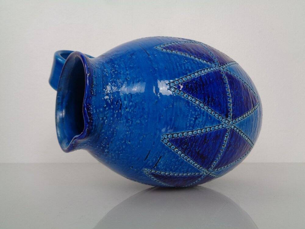 Studio ceramic jug by Aldo Londi for Bitossi, Italy, 1960s