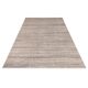 Beige wool ethnic rug