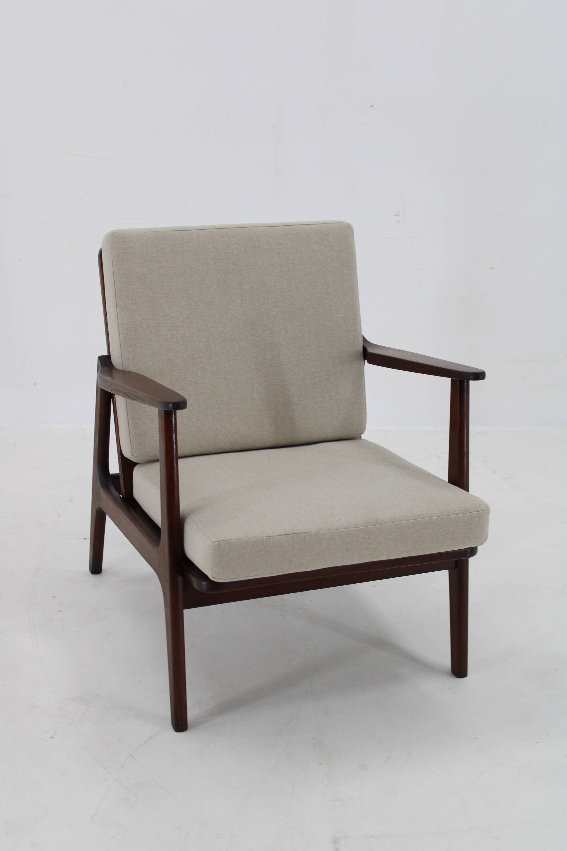 1960s Danish Armchair, Restored