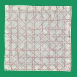 Serviette cannage terre