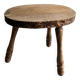 Tabouret tripode bois