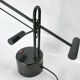 Articulated desk lamp with balance wheel 1980's by Stilplast Italy