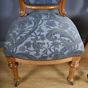 Paire de chaises en chêne, style Louis-Philippe, milieu XXème
