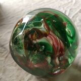 Murano 1960 glass parchment paper press