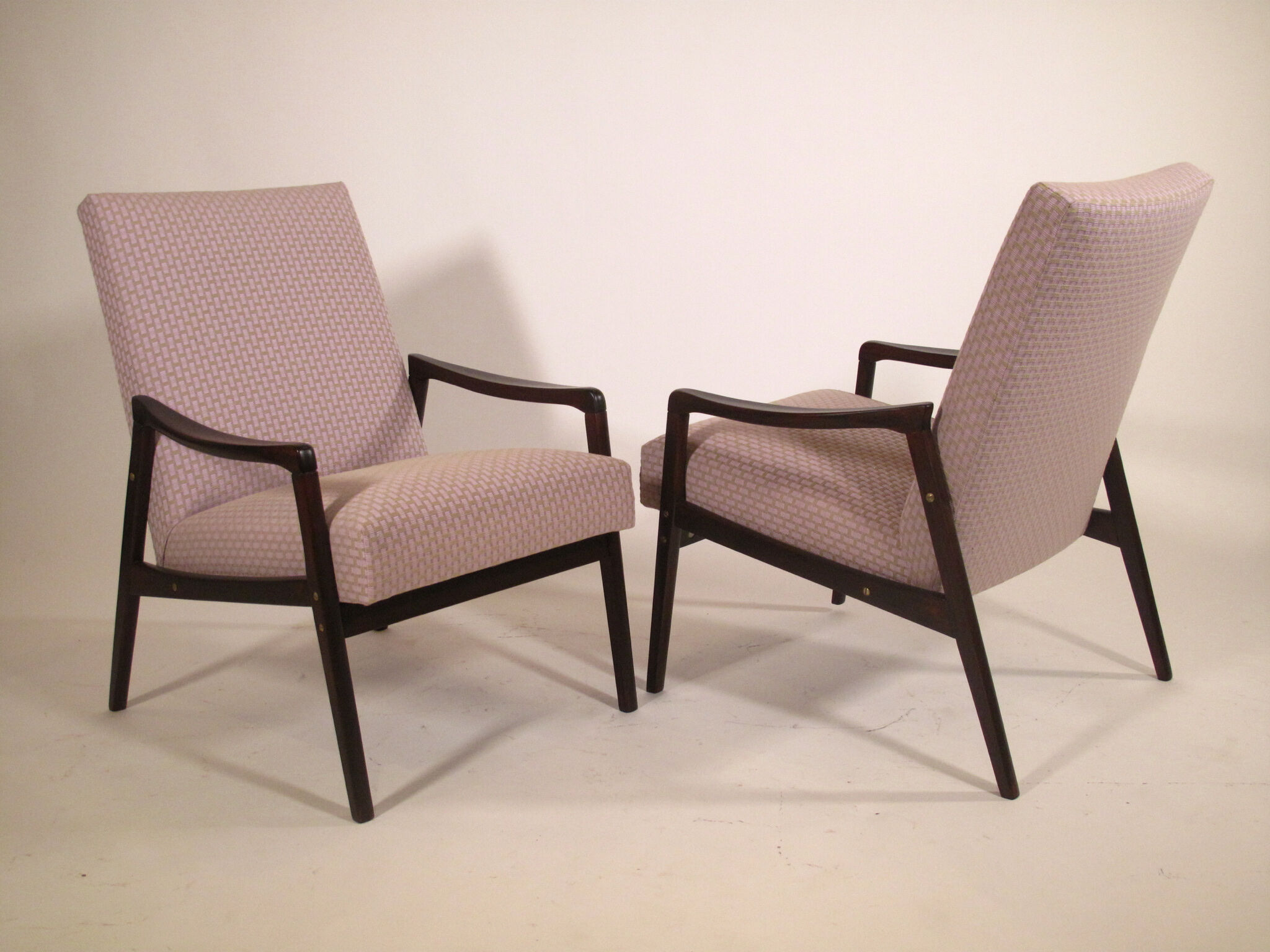 Pair of restored chairs, 1950's