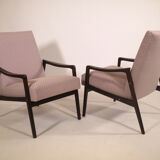 Pair of restored chairs, 1950's