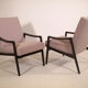 Paire de fauteuils restaurés, 1950's