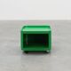 Green storage unit Kartell Model 4970 by Anna Castelli Ferrieri, Italy 1970s.