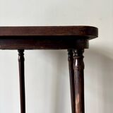 Dark wood side table