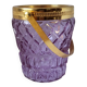 Vintage purple ice cube tray – Glass & gold frame
