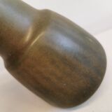 Danish green/brown ceramic table lamp, estimated 1960s.