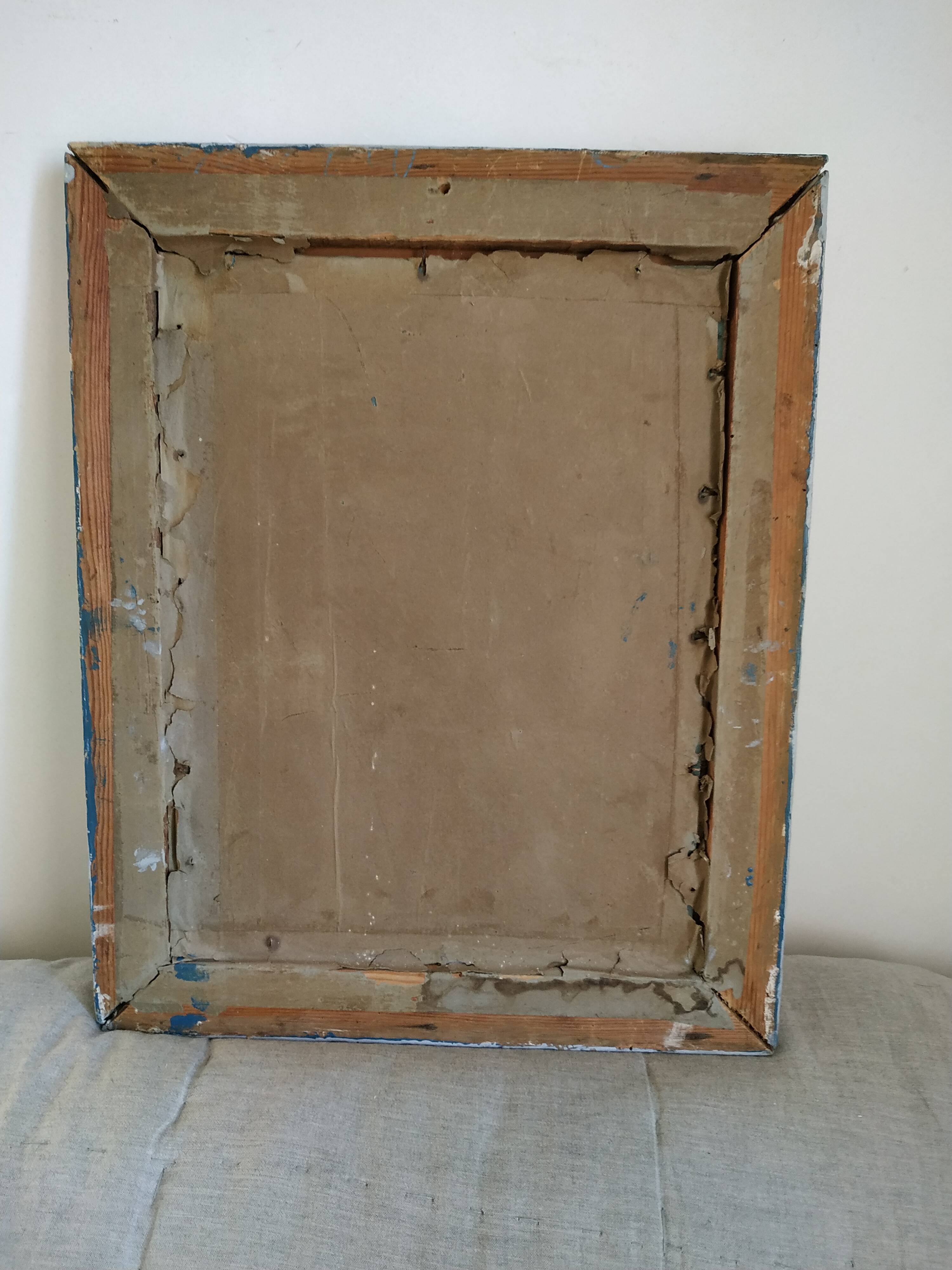 Old mountain landscape watercolor by Roy?