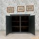 Buffet parisien en bois noir patiné