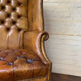 A Rare & Exceptional Deep-Buttoned Chesterfield Porter’s Chair Circa 1920’s